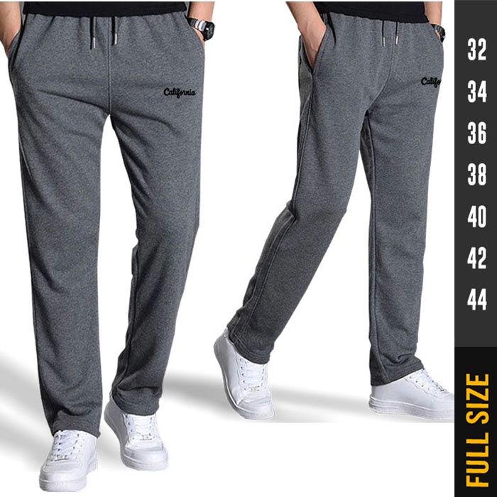 Celana panjang pria oversize Celana training jogger pant unisex celana olahraga CALIFORNIA