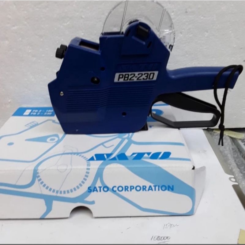 

SATO HAND LABELER PB 2 230 LABEL PERSEGI PANJANG HURUF ANGKA 2 BARIS