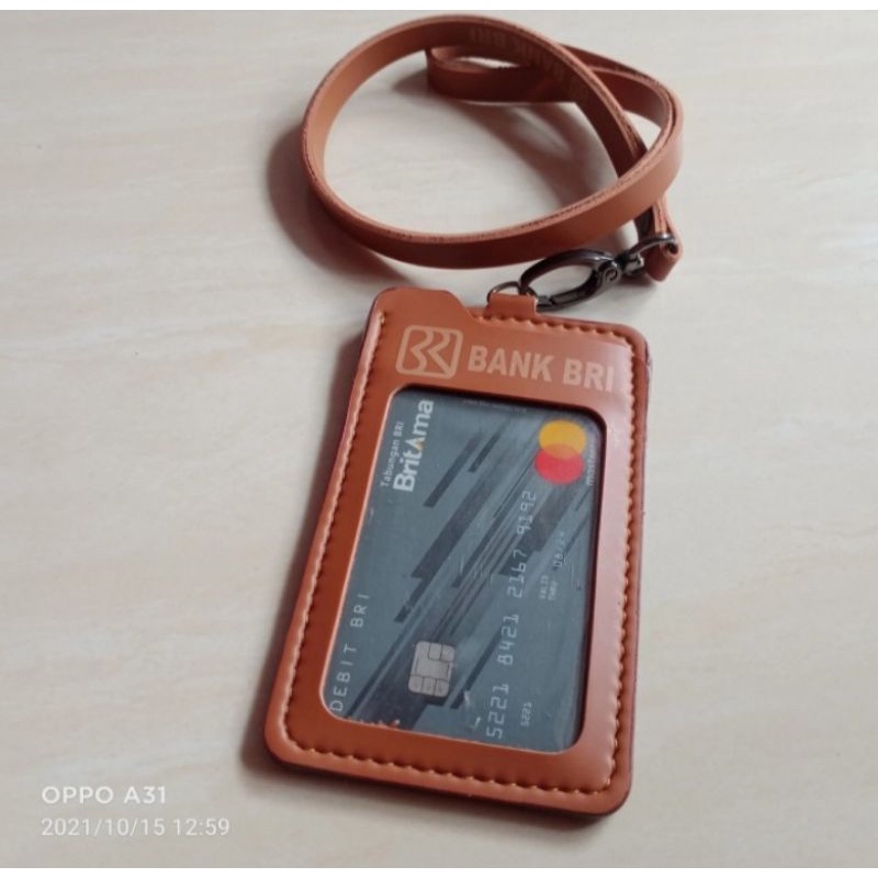 

Kalung ID Card Name Tag Bank BRI Coklat