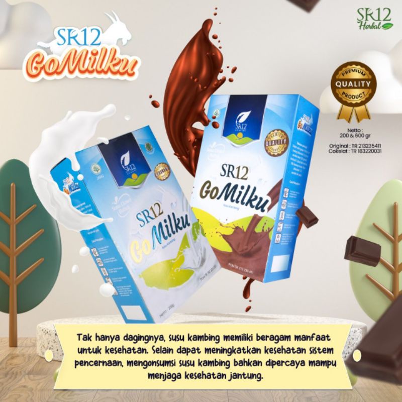 

GOMILKU SR12 SUSU ETAWA TERBAIK / GOMILKU SUSU KAMBING KUALITAS PREMIUM / GOAT