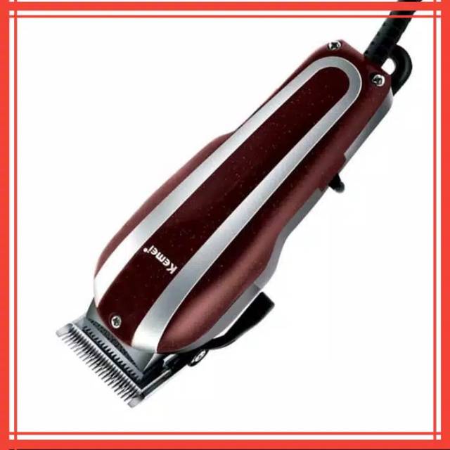 Alat cukur rambut kemei km-8847 clipper mesin pangkas rambut babershop asli