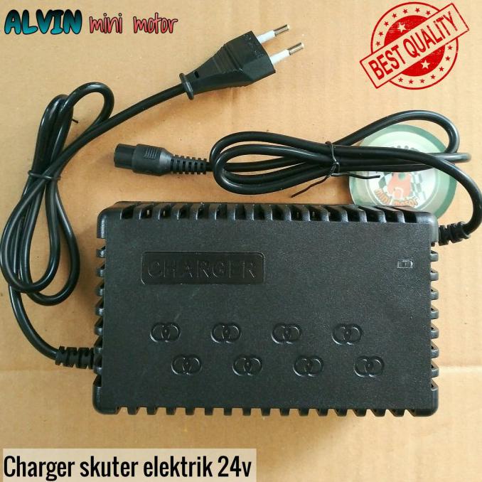 Ready Stock] Charger Skuter Listrik Mr.Jackie S899 S898 Electric Scooter 24V