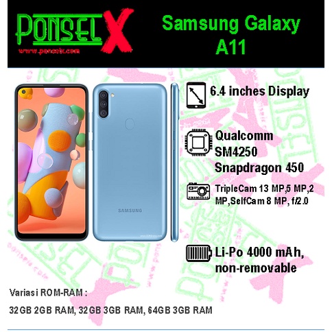 SAMSUNG Galaxy A11 Garansi Resmi
