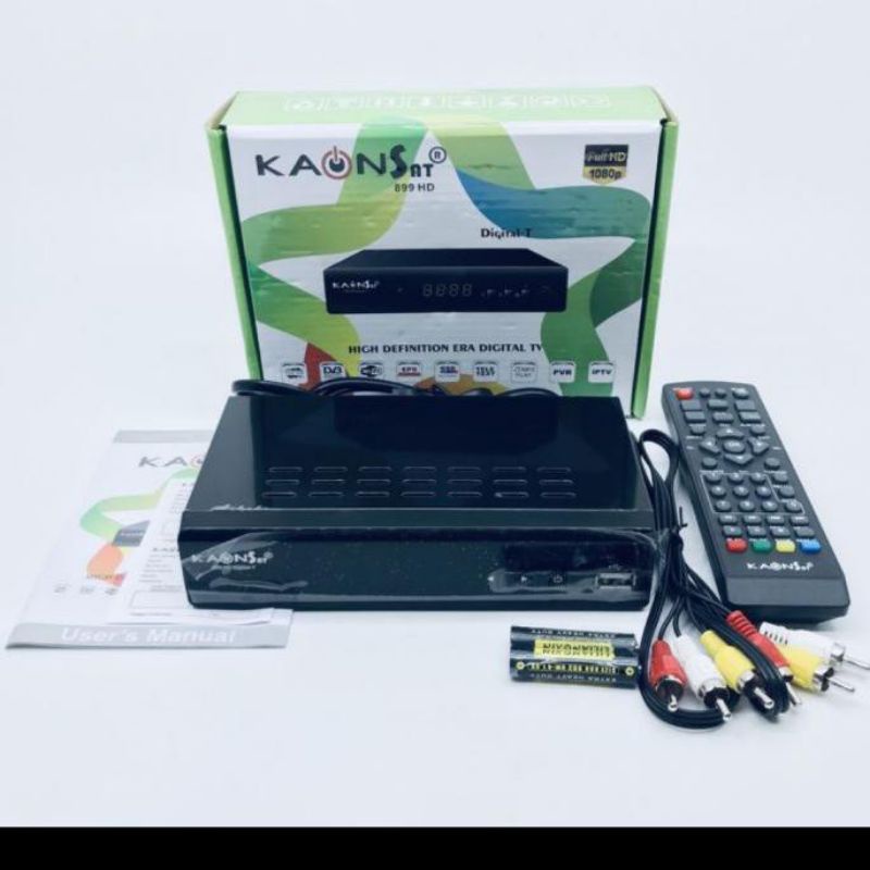 SET TOP BOX TV DIGITAL DVB T2 KAONSAT