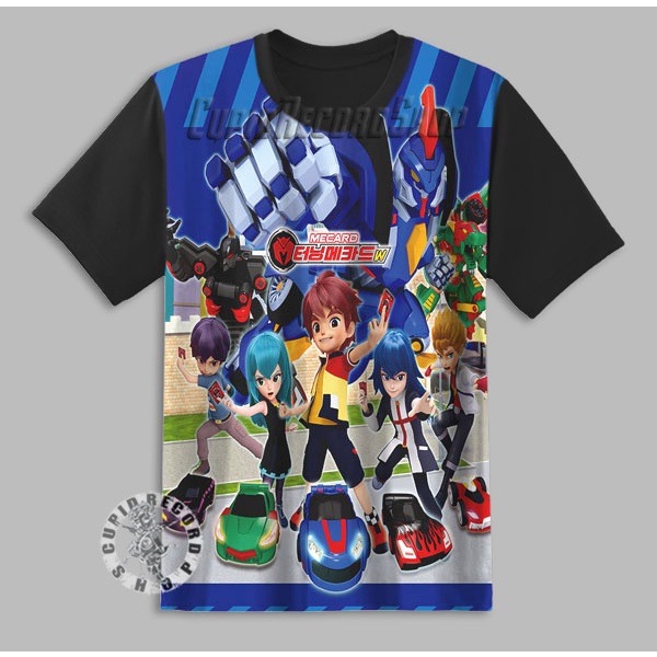 Baju Turning Mecard Bbasha Evan Kaos Anime Anak Diskon Best Seller 3D 10137