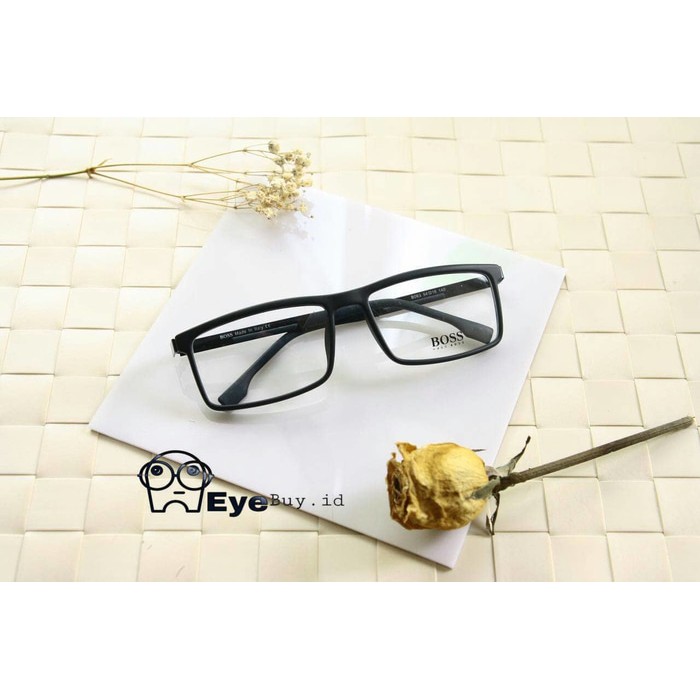 Frame Kacamata / Kacamata Wanita / Kacamata Cewek / Boss /Kotak Black