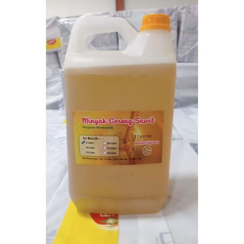 MINYAK GORENG PT PALMYRA PRIMA NABATI 1 JERIGEN 5 LITER