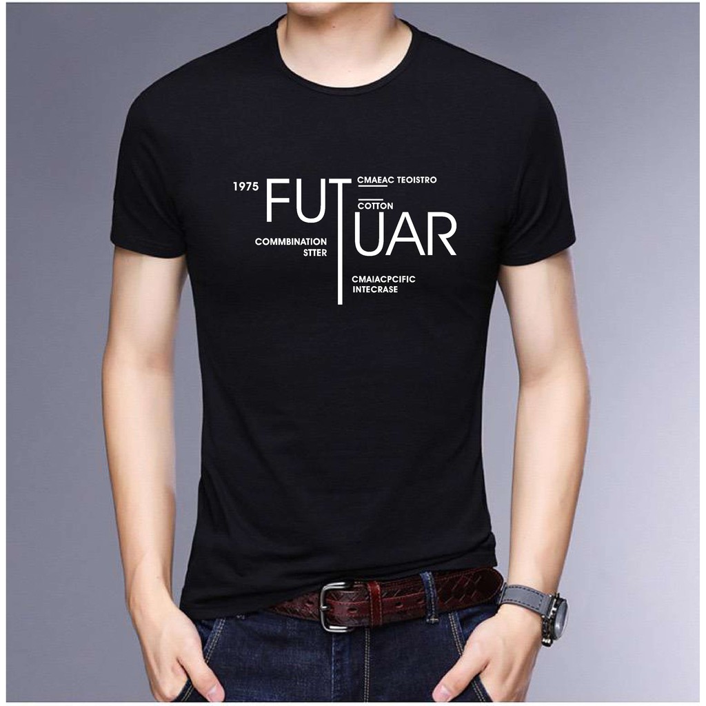 BS/COD/BAJU KAOS TANGAN PENDEK FUTUA/PRIA/REALPICTURE