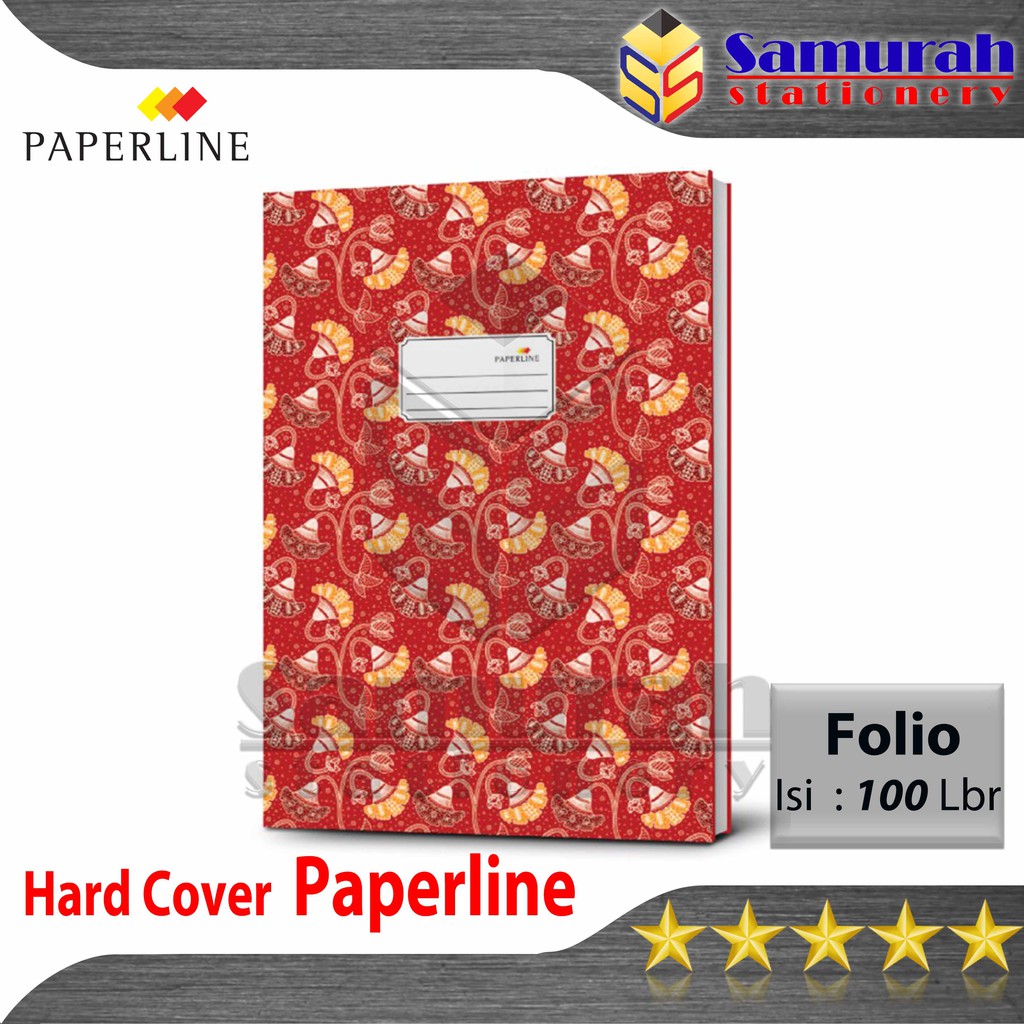 

Buku Hard Cover Paperline Folio isi 100 lembar / Buku Akutansi PPL F4 / Catatan laporan Besar