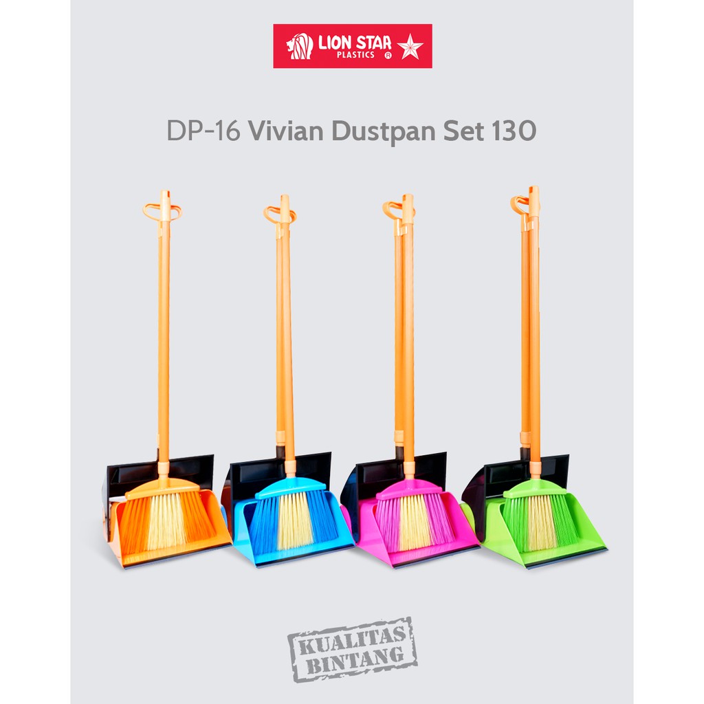 Jual Lion Star Pengki Sapu Set Dp Vivian Dustpan Set Kebersihan Serok Sampah Rumah