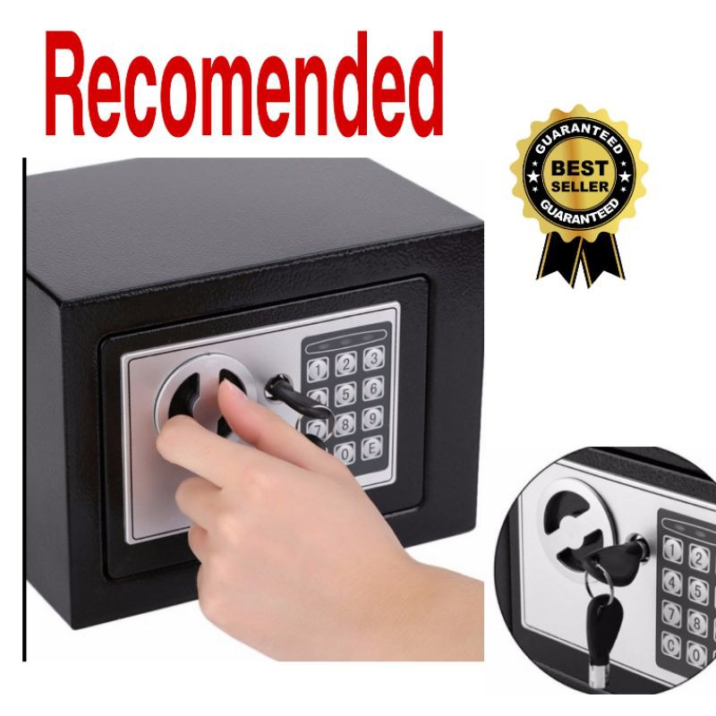 Taffware Brankas Mini Electric Password Safe Deposit Box 4.6L 17E