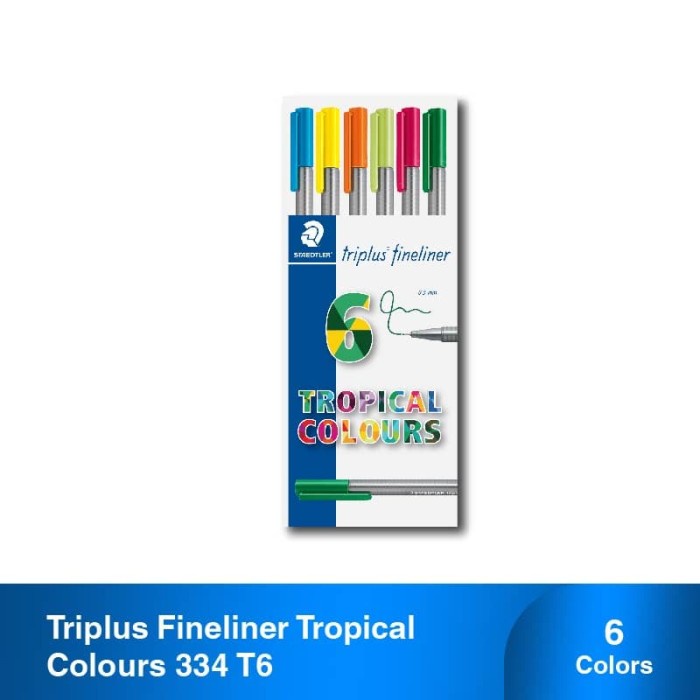 

Staedtler Triplus Fineliner Tropical Colours 334 T6