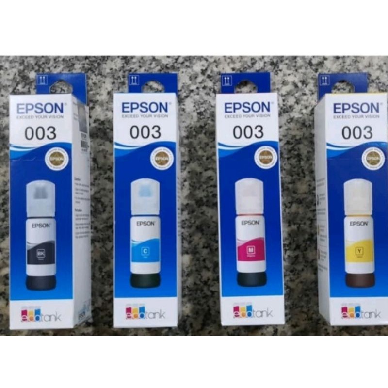 1 set Tinta EPS0N 003   (B,C,M,Y) Original Quarity