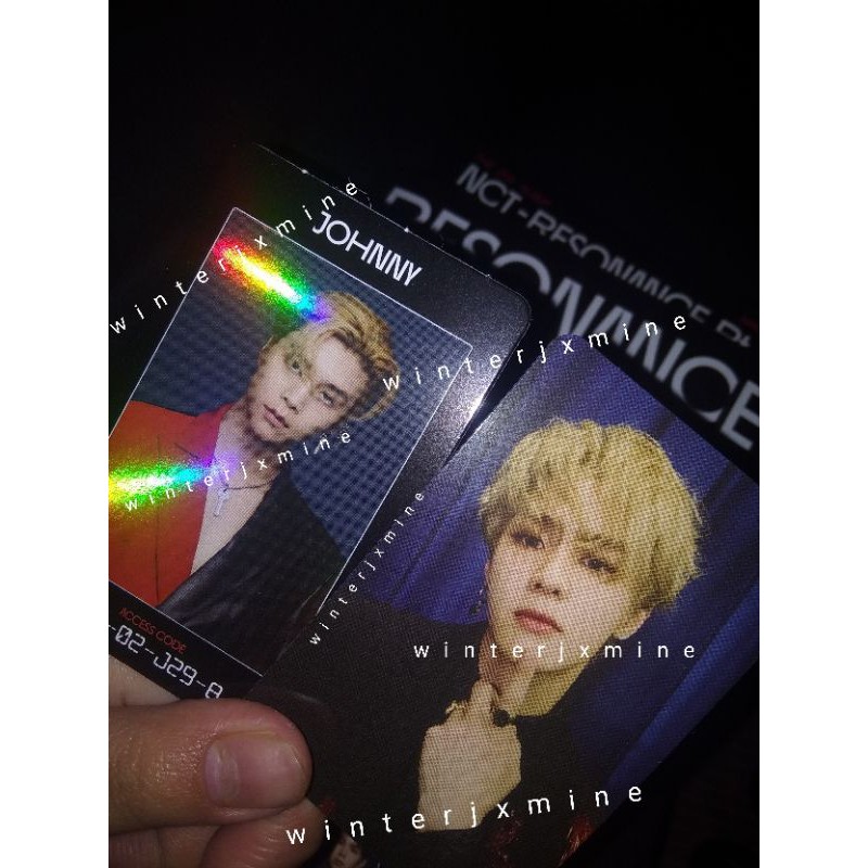 WTS ALBUM RESONANCE PT.2 ARRIVAL VER PC KUN,ACCESS CARD JOHNNY