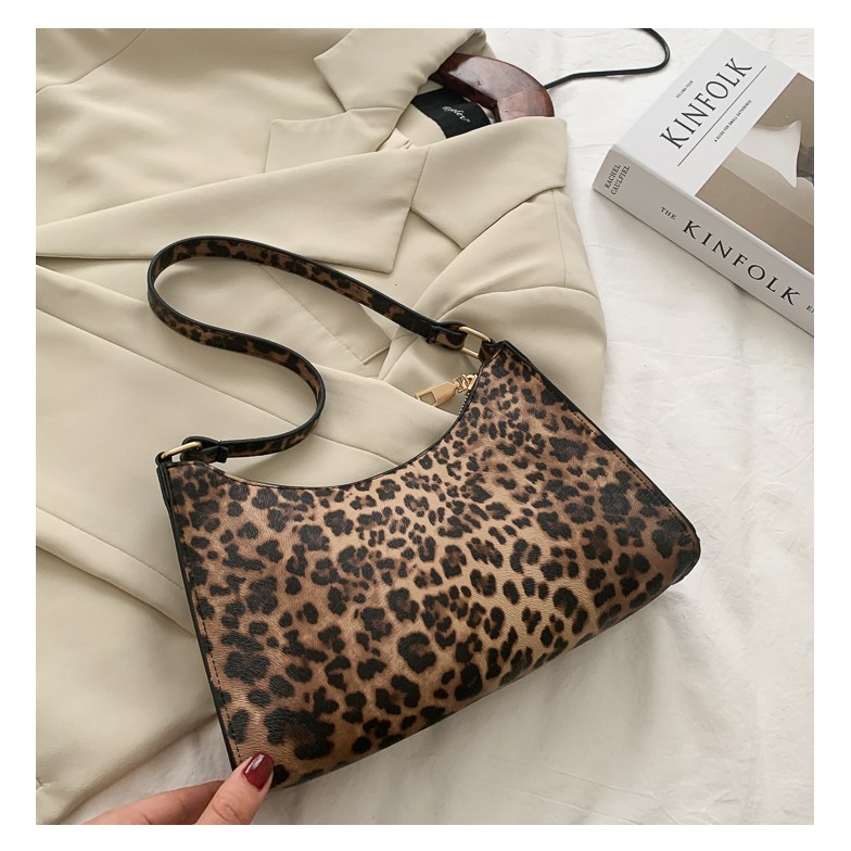 LORI Shoulder Bag Tas Bahu Wanita Printing Animal Classy Trend Shoulderbag Kekinian Gaya Korea NR