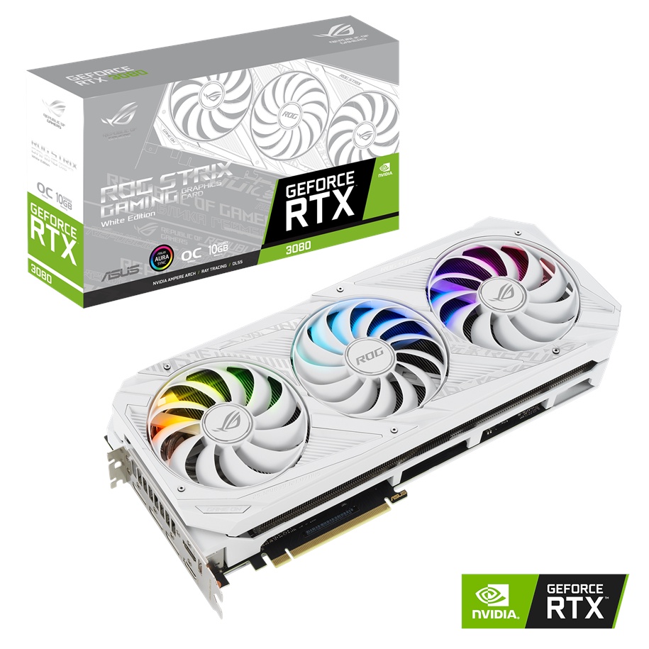 ASUS ROG STRIX RTX3080 WHITE 10GB GDDR6