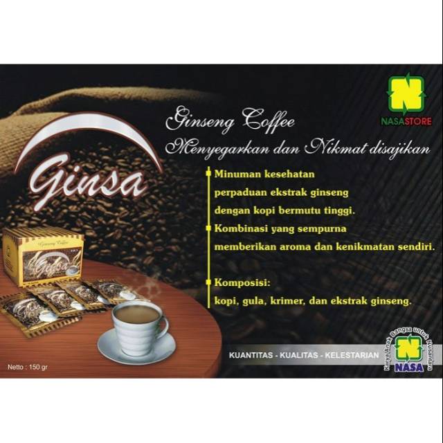 

Ginseng Coffee (Ginsa)