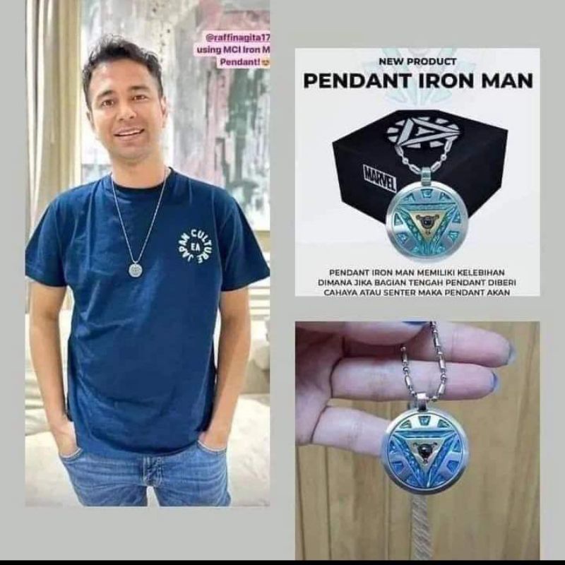 PENDANT MARVEL IRON MAN MCI