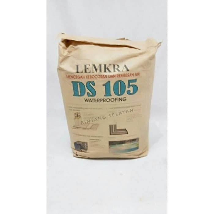 SEMEN WATERPROOFING ANTI BOCOR DAN REMBES DS 105 LEMKRA  30 KG