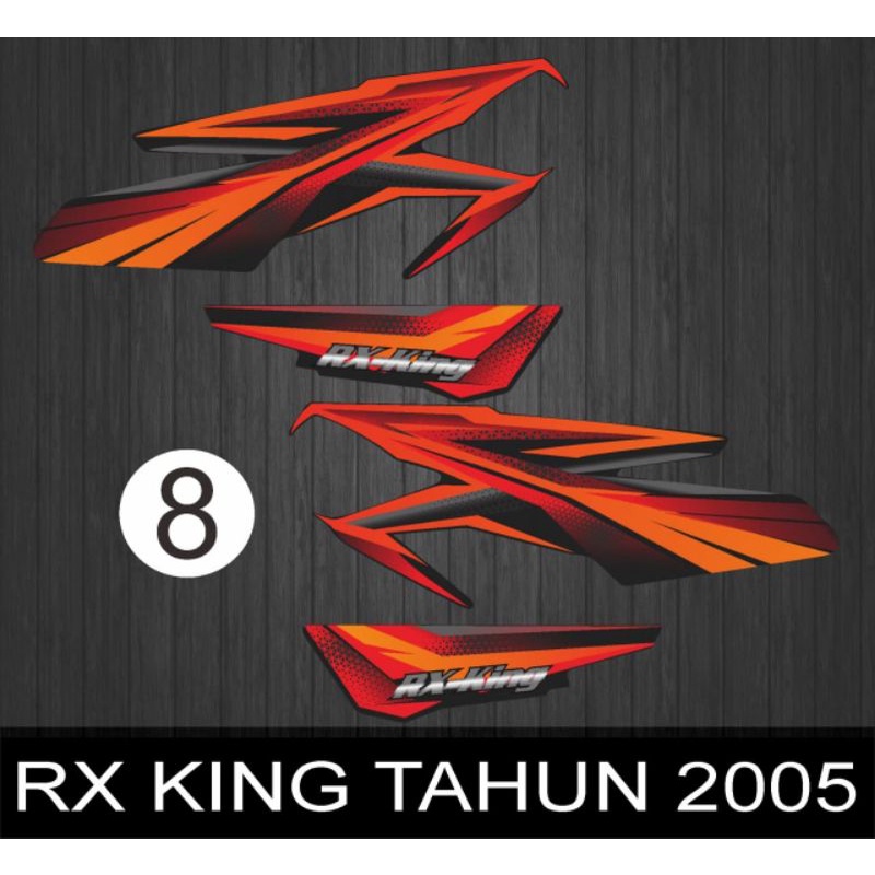 sticker striping variasi RX KING TAHUN 2005