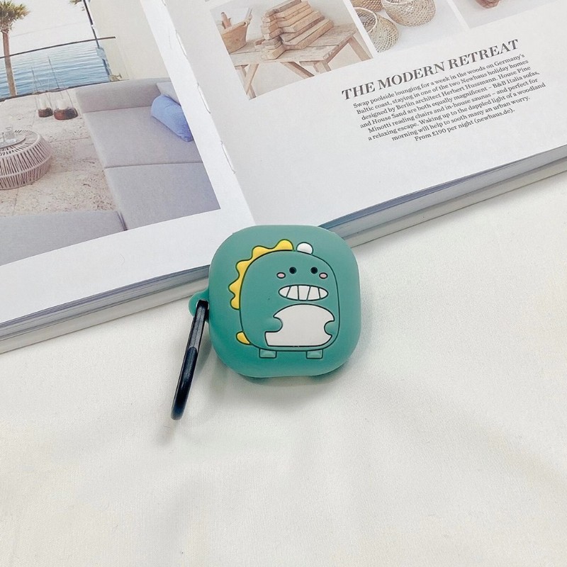 Cute Dinosaur Protective Cover Silicone Case for Galaxy-Buds Pro/Live Earphone