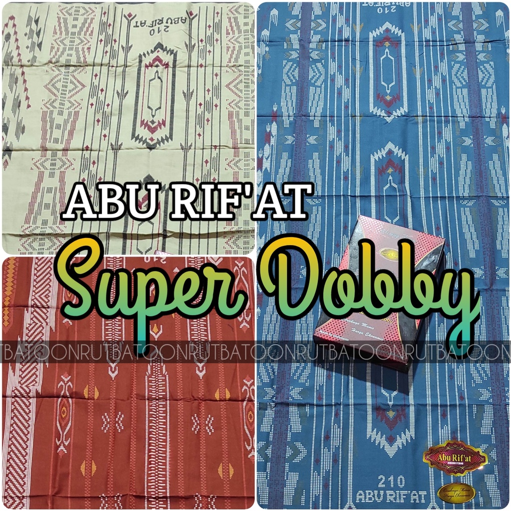 SARUNG ABU RIFAT SUPER DOBBY MOTIF BHS