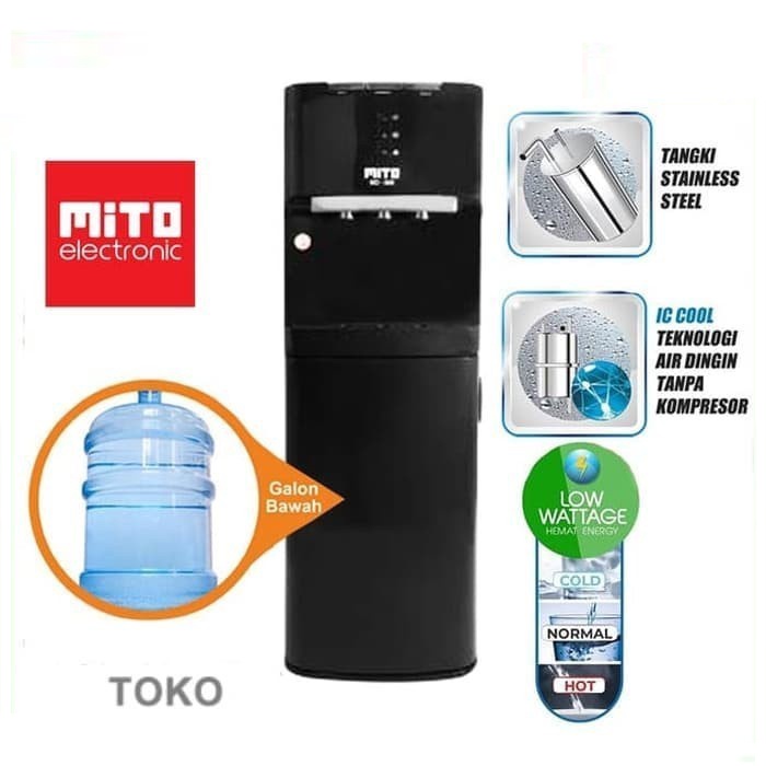 Mito Dispenser MD-666/MD666/MD 666 - Dispenser Air Galon Bawah