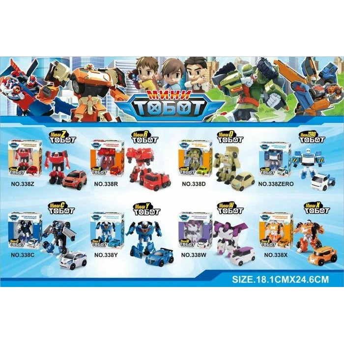 ROBOT... Mainan Robot TOBOT mini C D X Y Z