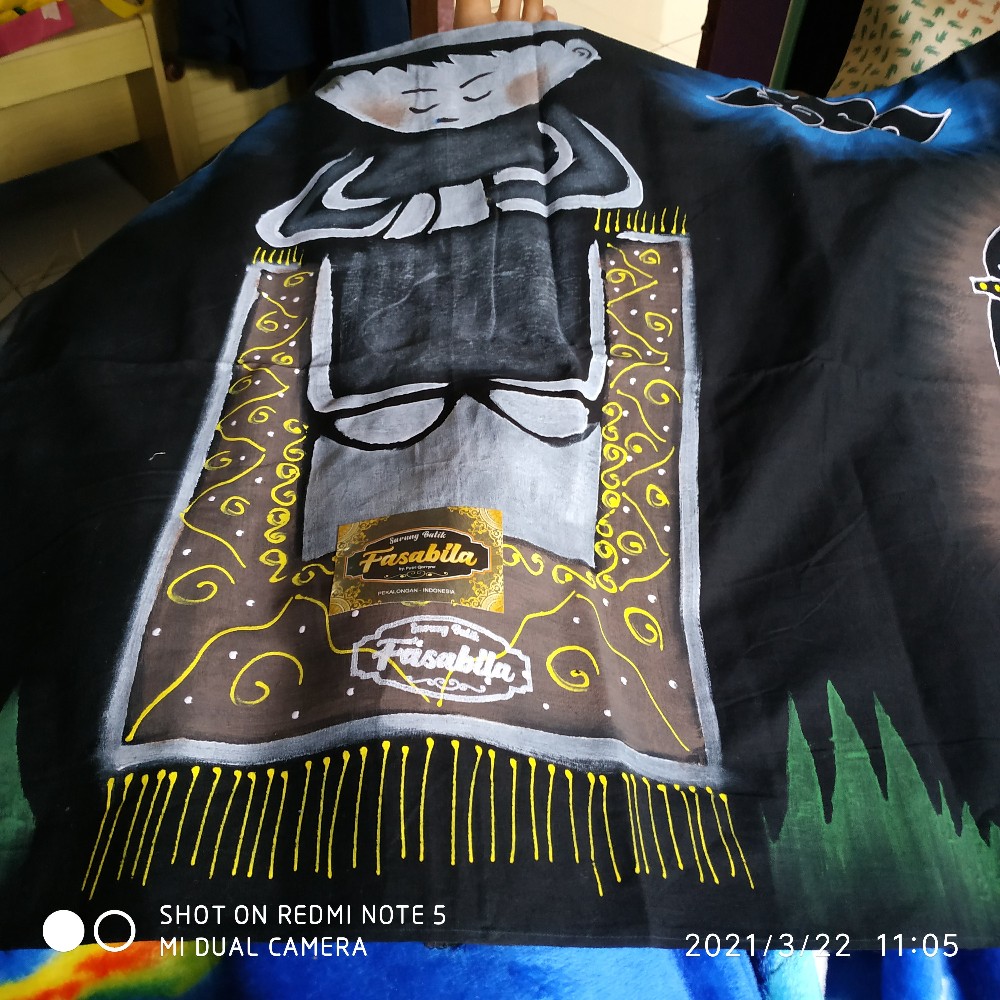 Sarung Batik Anak Seni Lukis Size 100x170cm / Sarung Batik Anak Cap Malam