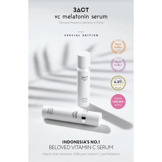 3 ACT VC Melatonin Serum |hicharis |Gratis Ongkir
