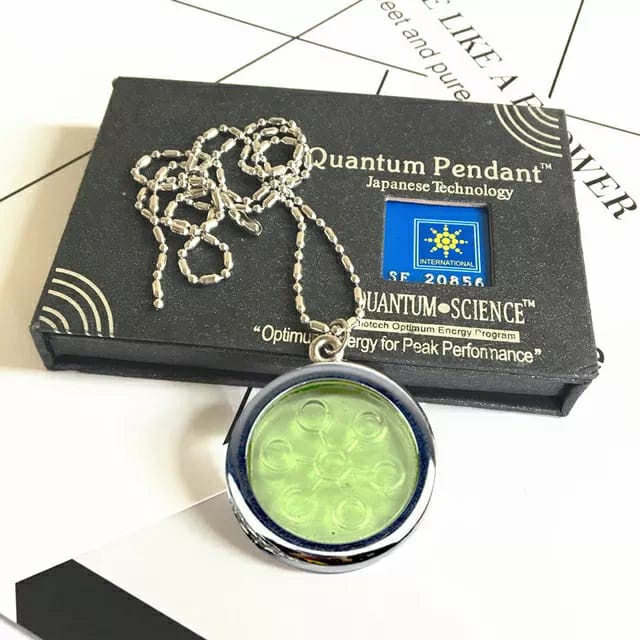 KALUNG KESEHATAN QUANTUM PENDANT BIOGLASS ORIGINAL BOX + SERTIFIKAT