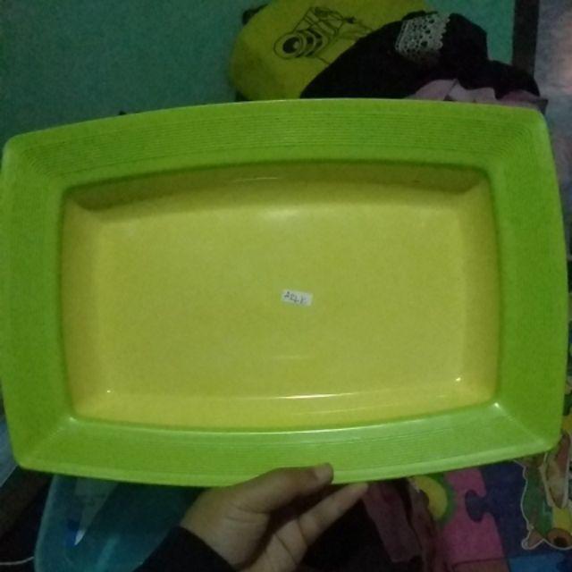 Piring Saji Plastik Segi Great Cantik- S,m,l / Hrg Per-uk