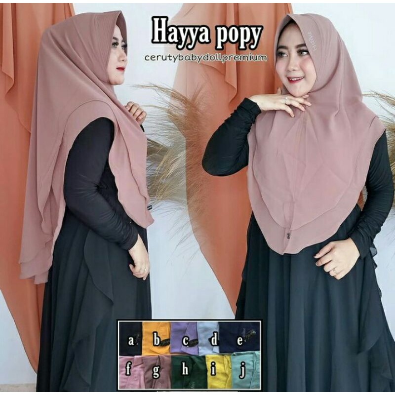 Khimar Semi Jumbo/ Ceruti Babydol.PD 80cm PB 100cm.