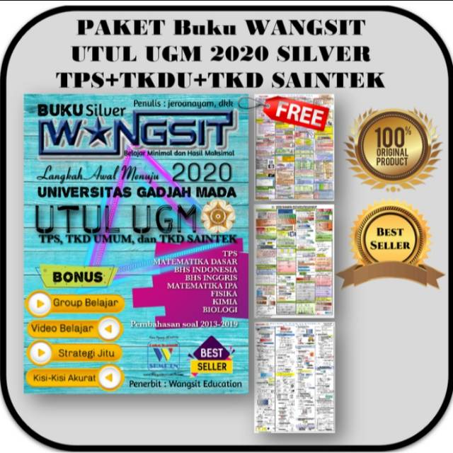 BUKU SILVER UTUL UGM TPS TKDU TKD SAINTEK BUKU WANGSIT