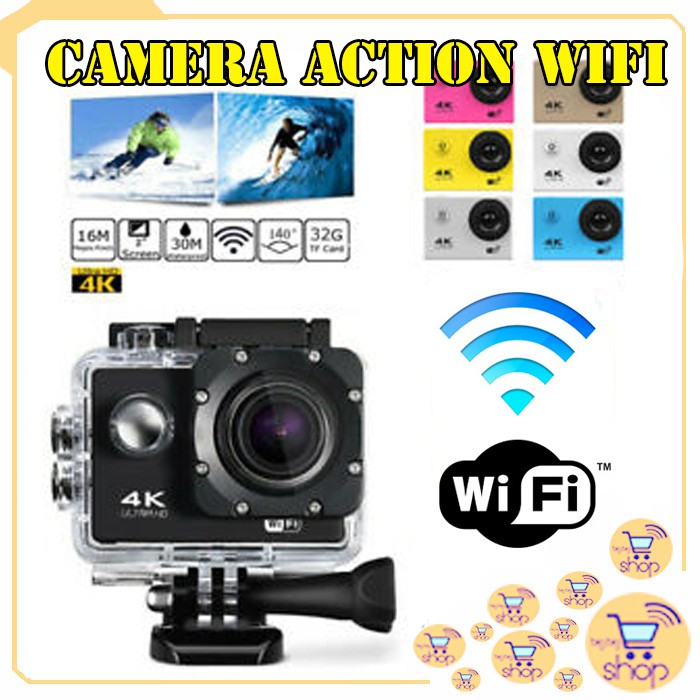 [TERMURAH] CAMERA ACTION WIFI WATERPROOF 16MP KAMERA