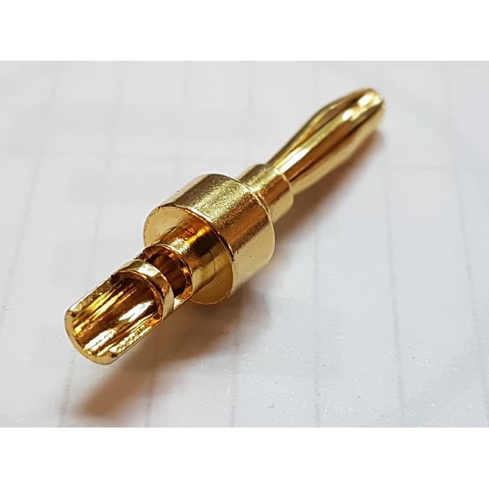 Connector Speaker Jack Banana Gold