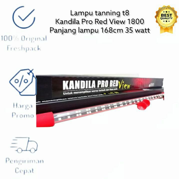 KANDILA PRO 1800 RED | KANDILA PRO RED VIEW SERIES 168CM 35W LAMPU VIEW AQUARIUM