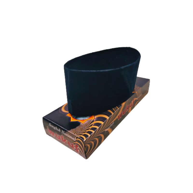 peci hitam polos kopiah hitam polos songkok wukuf anti air tinggi 9 cm