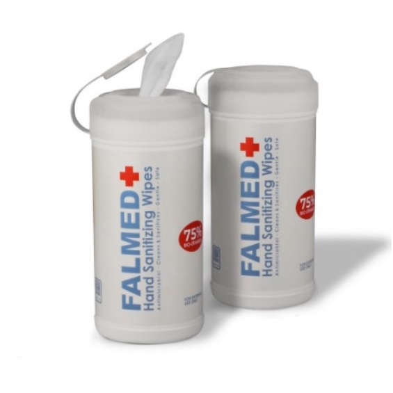 TISU ALKOHOL 75% FALMED ISI 45 &amp; 90 LEMBAR TISSUE TISU BASAH ALCOHOL HAND WET WIPES
