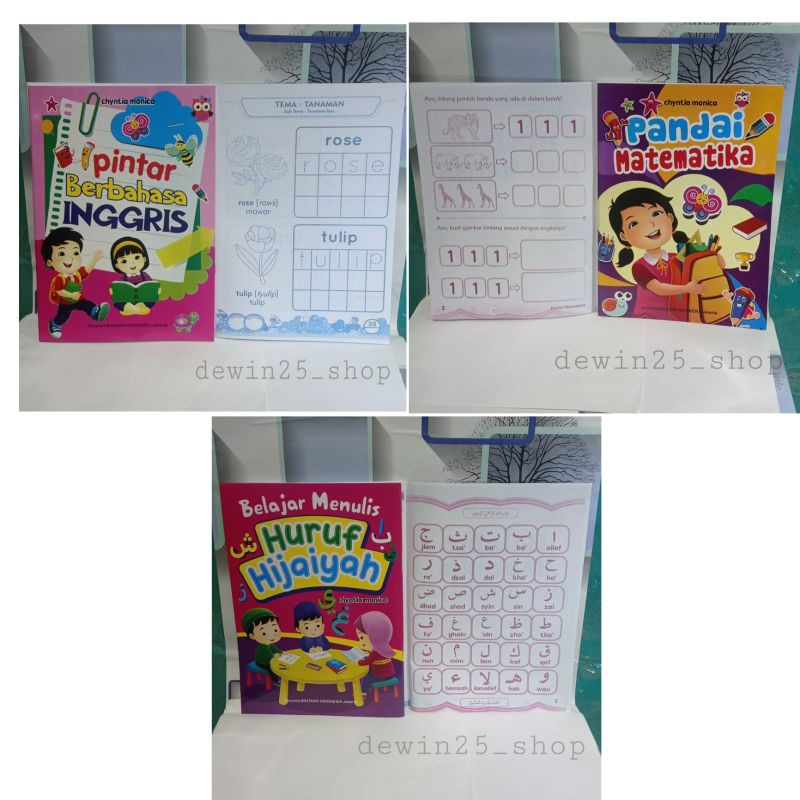 

Buku Belajar Menulis TK PAUD / Buku Edukasi Anak