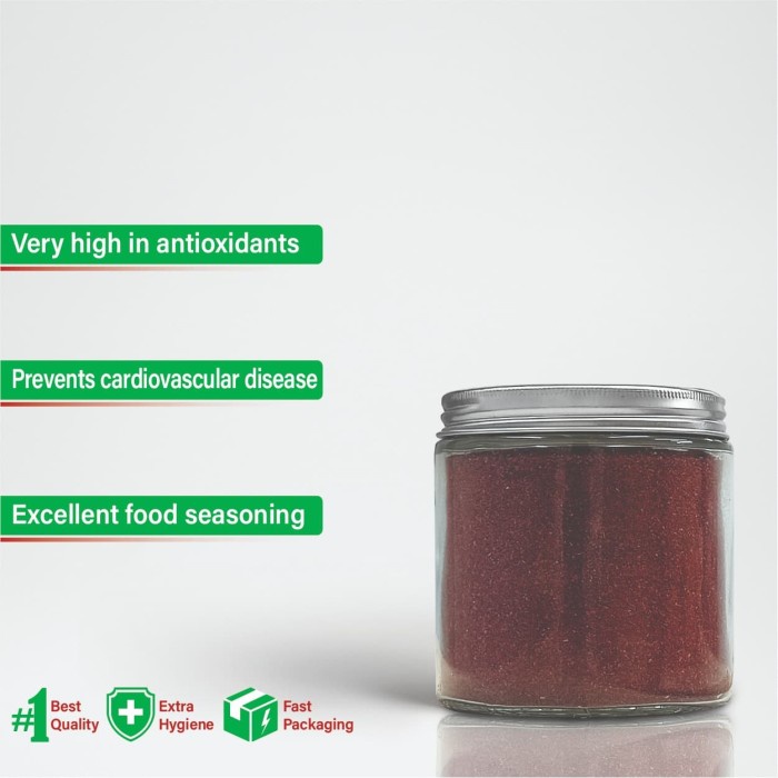 

Marhies- Sumac Powder | Rempah Bubuk Sumac Jar - 250 Gr