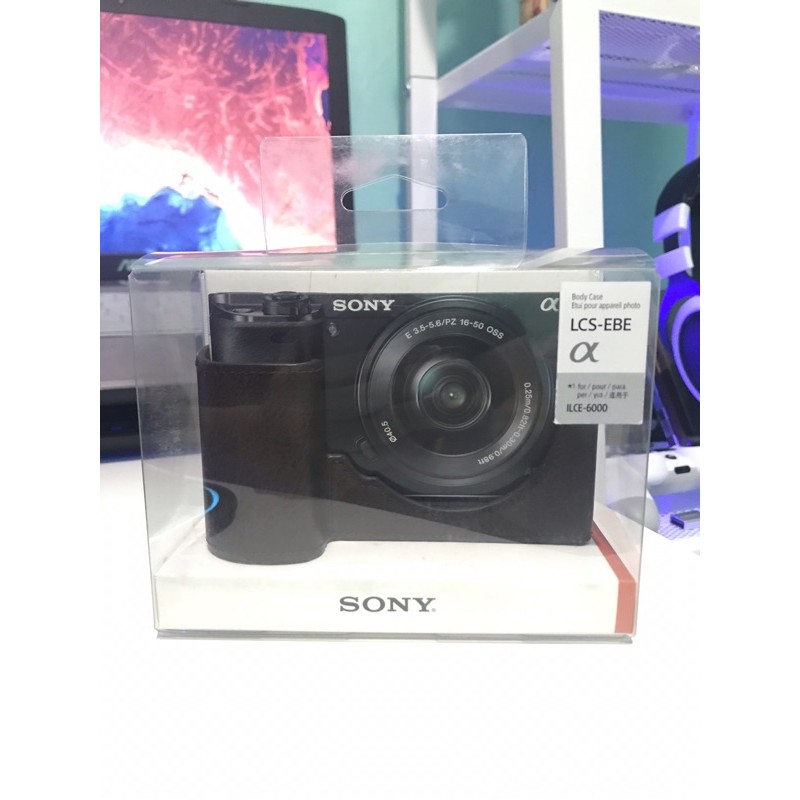 Casing Kulit Leather Case Kamera Sony LCS-EBE for Sony ILCE-a6000