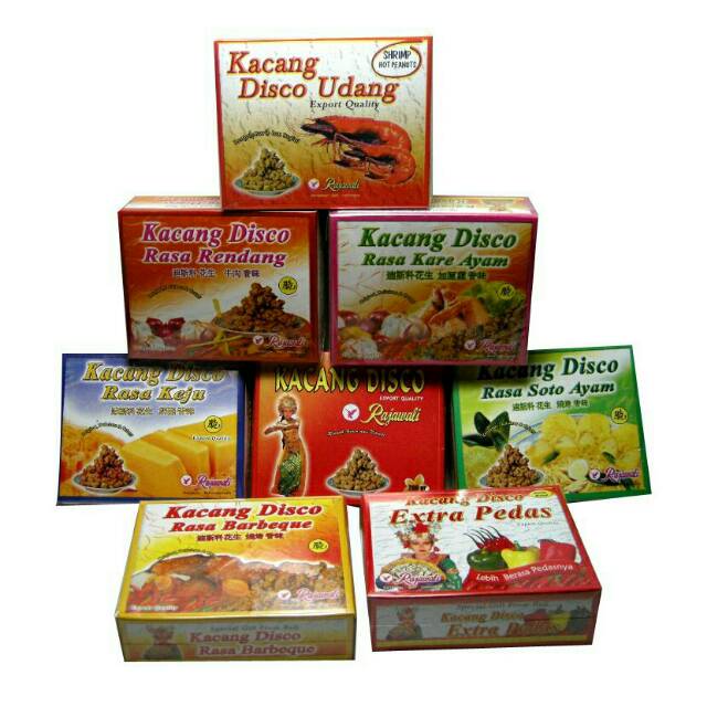 

snack kacang disco aneka rasa cocok unt oleh2 ato camilan dirumah hrg 35rb