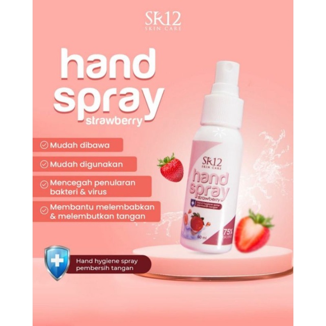 TERLARIS HAND SANITIZER SPRAY / HAND SPRAY SR12 / HAND SPRAY STRAWBERRY  / HAND SANITIZER / HA
