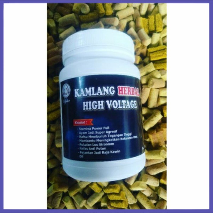 

✔ COD ✔ JAMU AYAM DJALOE KAMLANG HIGH VOLTAGE VOLTASE BOTOL TOPLES 120 BUTIR