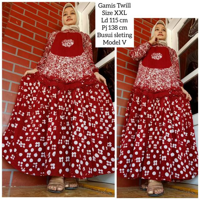 DRESS/DASTER/GAMIS TWILL ORI 100%