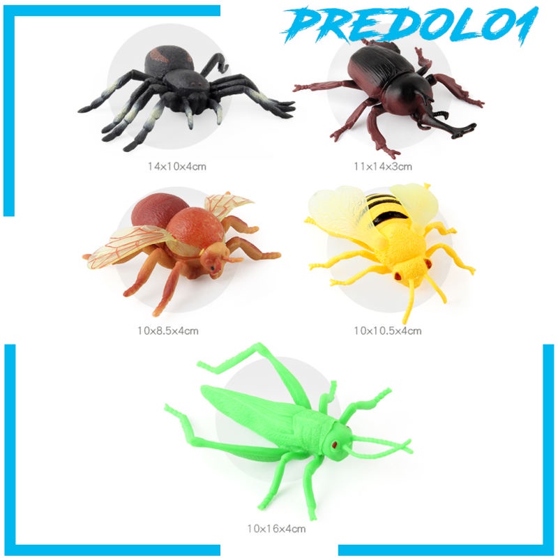 (Predolo1) 12pcs Mainan Simulasi Labalaba Besar Untuk Lelucon / Hadiah Halloween