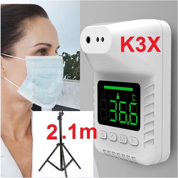 Thermometer Wall Digital Infrared Thermometer Dinding K3X (NON TRIPOD)