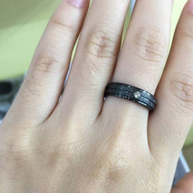 Cincin Titanium Single Cincin Cewek Cowok Cincin Couple Cincin Import Kado Pasangan Kado Ultah