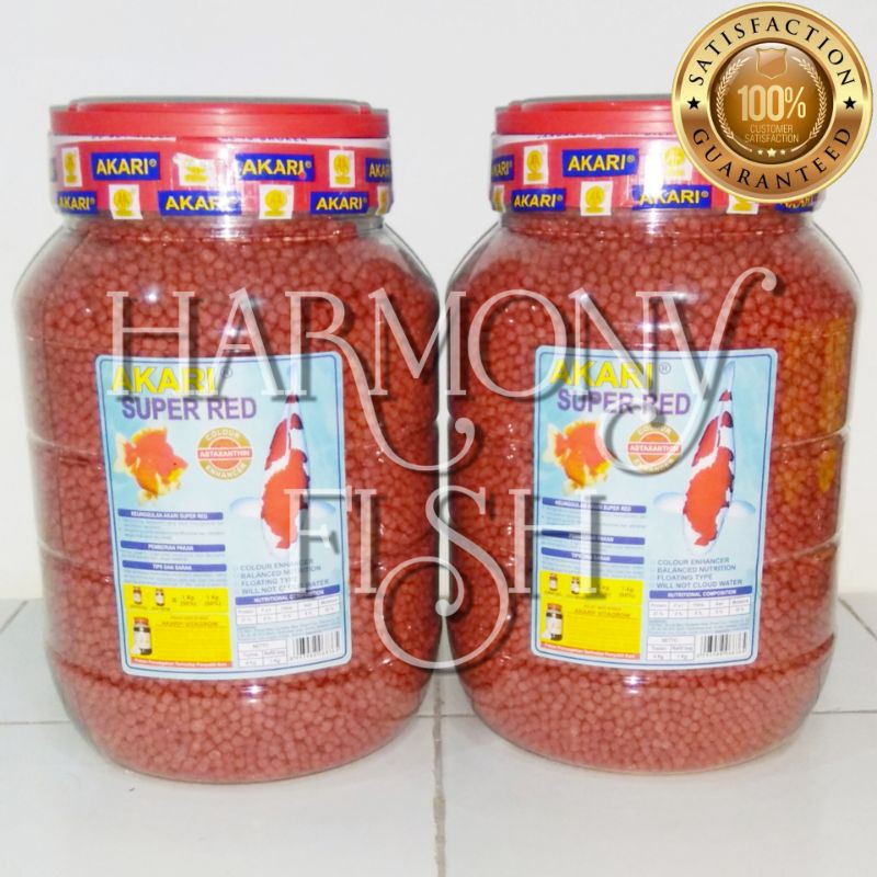 AKARI SUPER RED 5MM 4KG SuperRed pelet makanan pakan ikan koi koki louhan 4 kg 4000gr